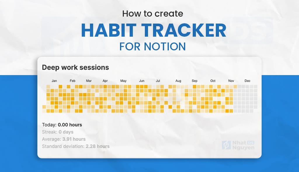 Guide how to create Habit Tracker for Notion