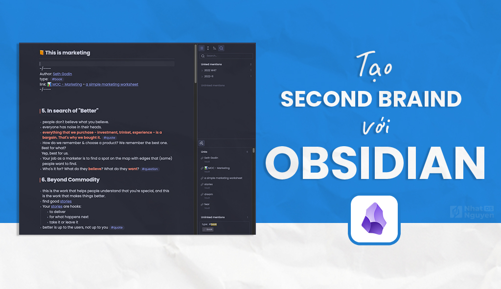 Tạo Second Brain với Obsidian.md