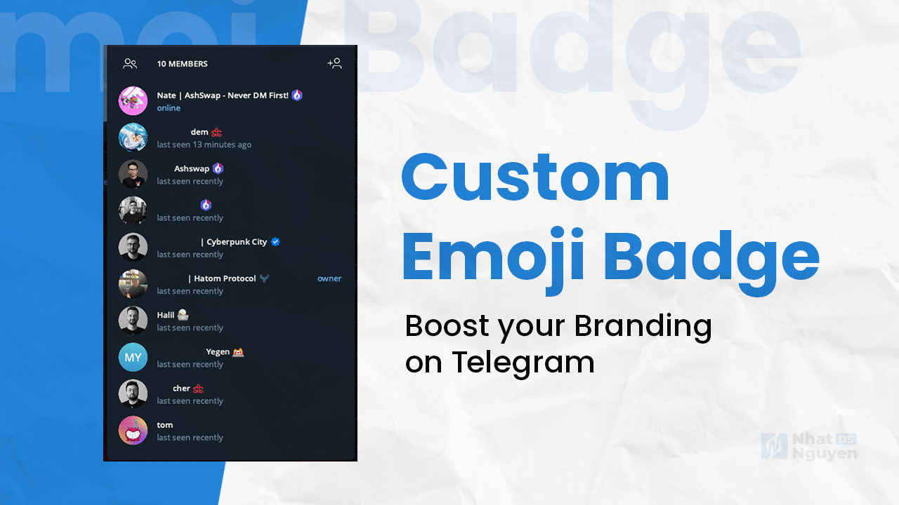 Custom Emoji Badge: Bí Quyết tăng trưởng Branding Trên Telegram
