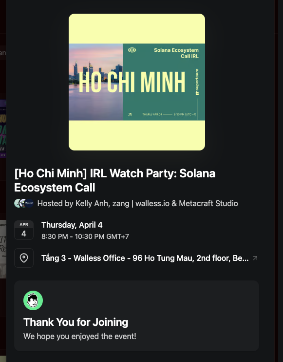 NateCue - Solana Ecosystem Call IRL Feedback
