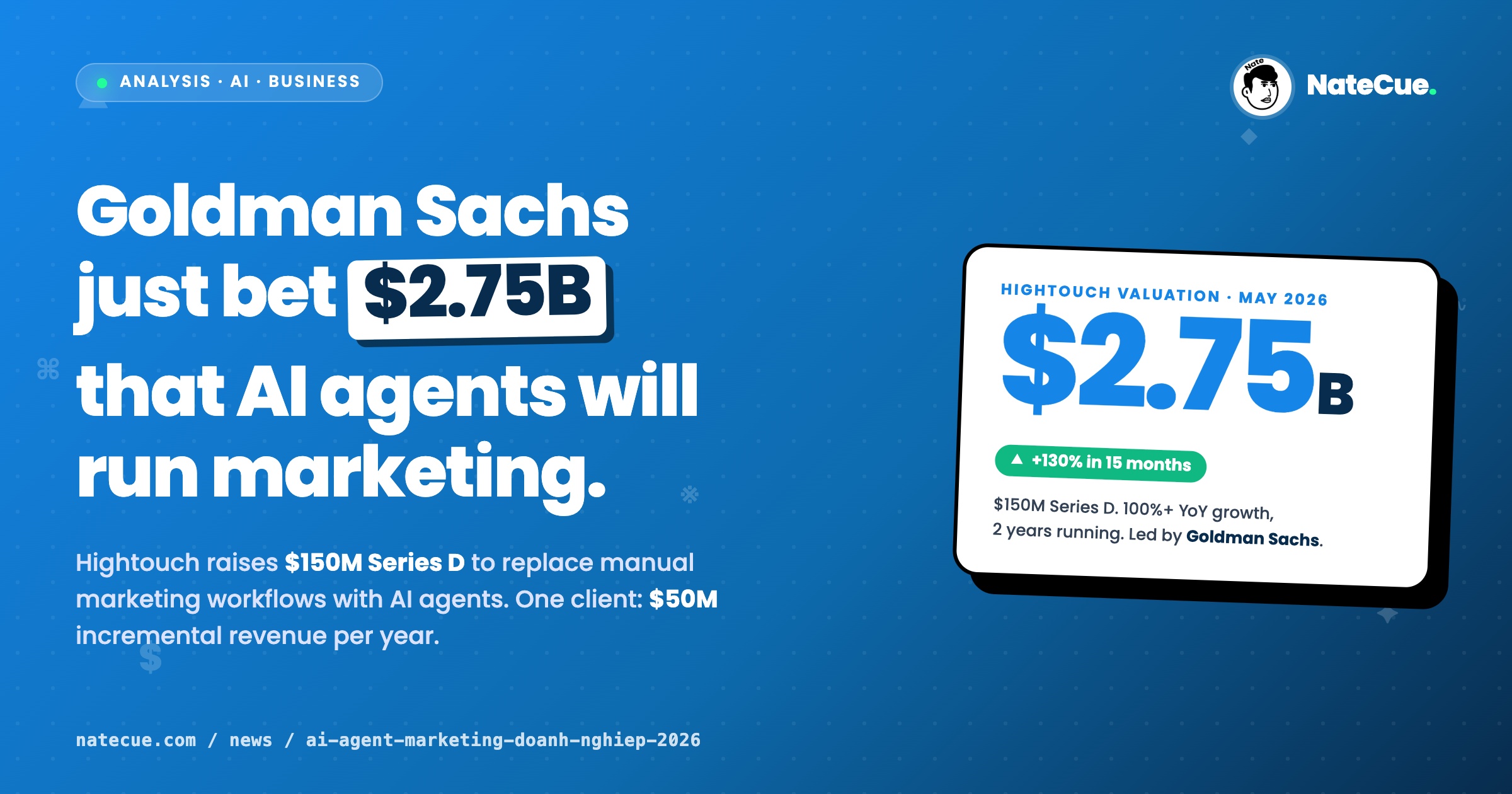 AI Agent Chạy Marketing 24/7: Goldman Sachs Đặt Cược $2.75 Tỷ