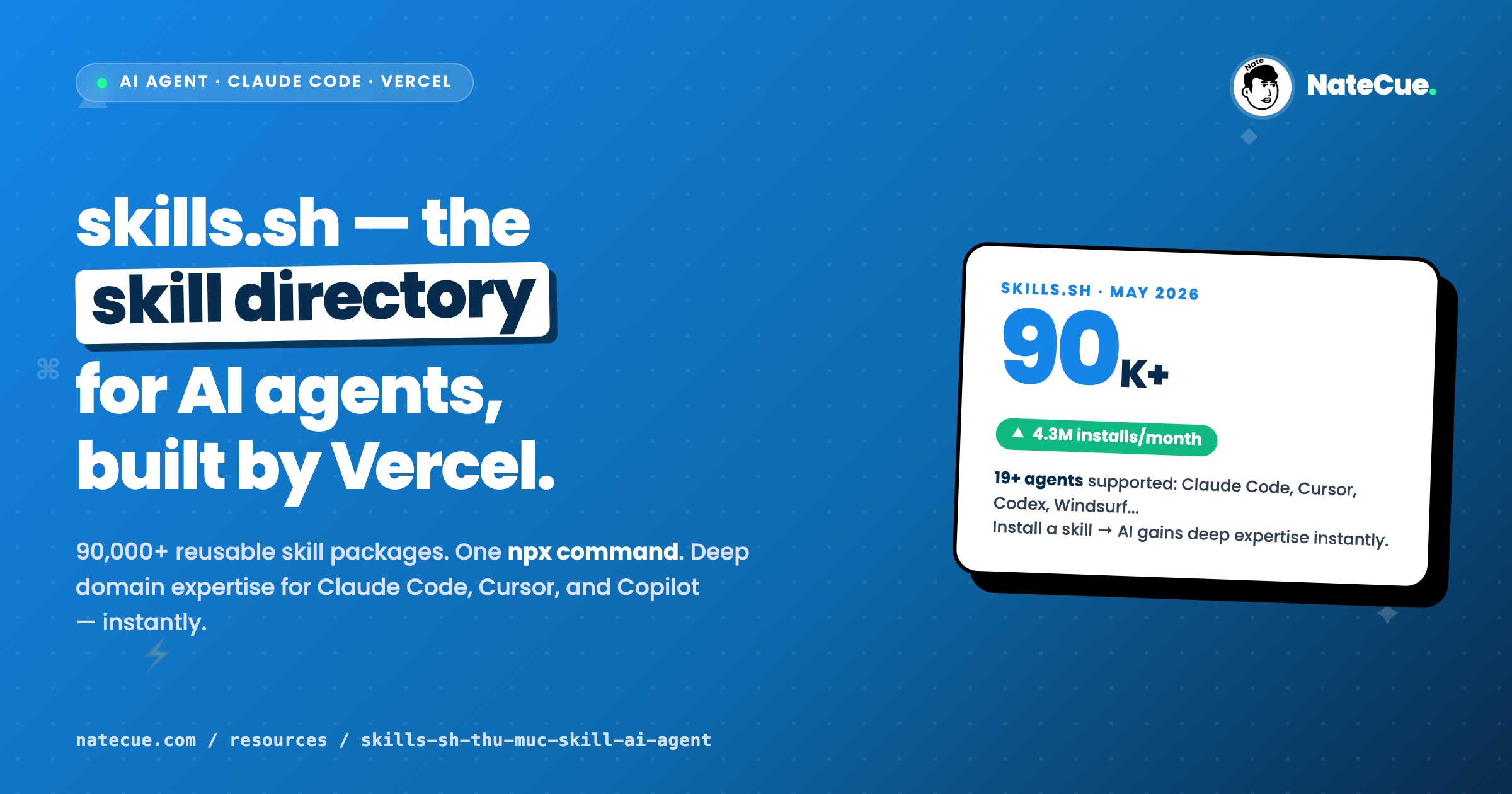 skills.sh - Thư mục Skill Mở cho AI Agent (Vercel)